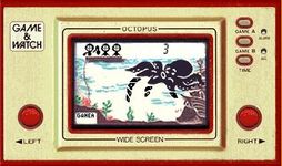 une photo d'Ã©cran de Octopus sur Nintendo Game and Watch